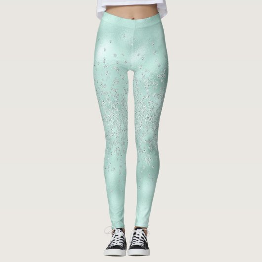 Imitate Glitzer Pastel Sparkle Leggings (Vorderseite)