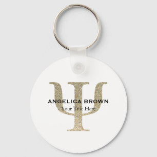 Imitate Glitzer Psi Symbol Schlüsselanhänger