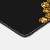 Imitate Glitzer Queen Bee Design Schreibtischunterlage (Ecke)