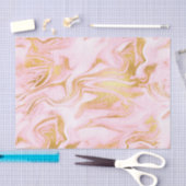 Imitate Glitzer rosa Marmorsteinstruktur Seidenpapier (Handwerk)