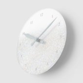 Imitate Glitzer Runde Wanduhr (Winkel)