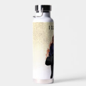 Imitate Glitzer Salon Frauen Haar Pink Gold Trinkflasche (Rechts)