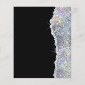 Imitate Glitzer Silber Sequenzer Flyer (Hinten)