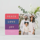 Imitate Glitzer Strickjacke Tone Weihnachtskarte Einladung (Stehend Vorderseite)