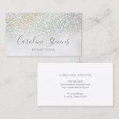 IMITATE Glitzer Textur Visitenkarte (Vorne/Hinten)