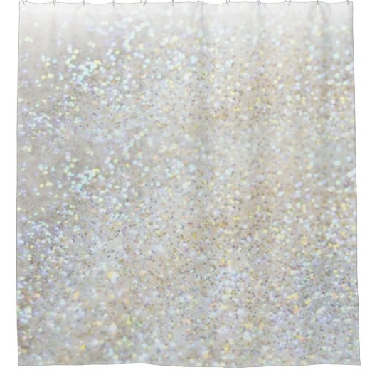 Imitate Glitzer- und Buchlichter Duschvorhang (Vorderseite)