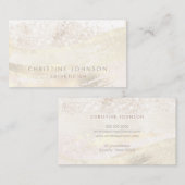 IMITATE Glitzer und Folienmuster Ästhetik Visitenkarte (Vorne/Hinten)