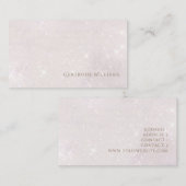 Imitate Glitzer Visitenkarte (Vorne/Hinten)