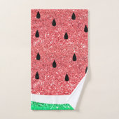 IMITATE Glitzer Wassermelone Badhandtuch Set (Handtuch)