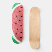 Imitate Glitzer Wassermelone Slice Design Skateboard (Vorderseite)