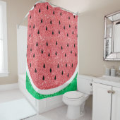 IMITATE Glitzer Wassermelone Slice Duschvorhang (Beispiel)
