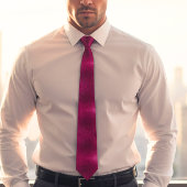 Imitate glitzern fuchsia krawatte