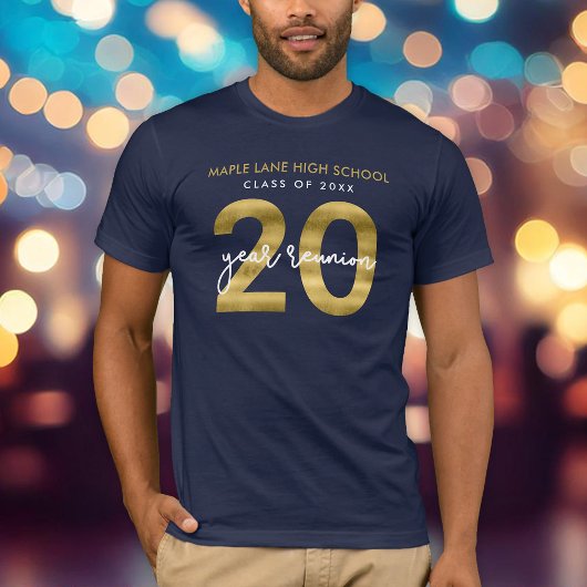 Imitate Gold 20 Jahre Wiedersehen T-Shirt