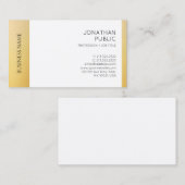 Imitate Gold Berufliche Vorlage Visitenkarte (Vorne/Hinten)