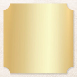 Imitate Gold Blank Elegantes Template Moderner Gla Untersetzer