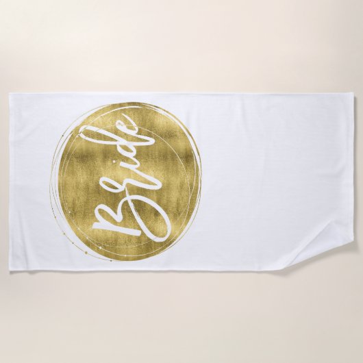 Imitate Gold Bridge Strandtuch (Vorderseite)