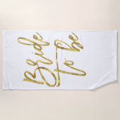 Imitate Gold Bridge zum Badetuch (Vorderseite)