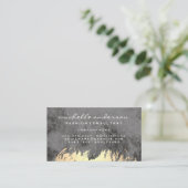 Imitate Gold Brushed und Marmorstein Visitenkarte (Stehend Vorderseite)
