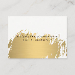 Imitate Gold Brushed Visitenkarte