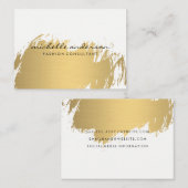 Imitate Gold Brushed Visitenkarte (Vorne/Hinten)