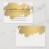 Imitate Gold Brushed Visitenkarte (Vorne/Hinten)
