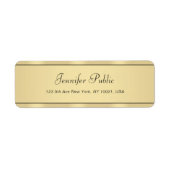 Imitate Gold Calligraphy Elegant Moderne Handschri (Vorne)