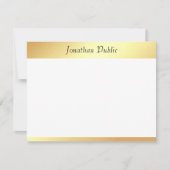 Imitate Gold Calligraphy Script Template Mitteilungskarte (Vorderseite)