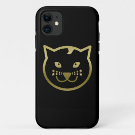 Imitate Gold Cat Face - Benutzerdefinierte Hinterg Case-Mate iPhone Hülle