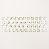 Imitate Gold Cat Face - Benutzerdefinierte Hinterg Yogamatte (Vorderseite (Horizontal))