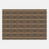 Imitate Gold Chain Geometric Muster Geschenkpapier Set (Vorderseite 3)