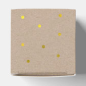 Imitate Gold Confetti Dots Geschenkschachtel (Oben)