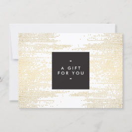 Imitate Gold Confetti Dots Muster Moderne Geschenk