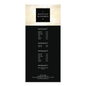 Imitate Gold Confetti Dots Muster Modernst Werbekarte (Vorne)