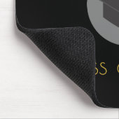 Imitate Gold Confetti & Graduation Cap Class 20xx Mousepad (Ecke)