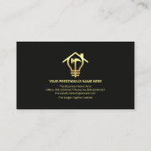 Imitate Gold Construction Tools Zuhause Reparature Visitenkarte (Rückseite)