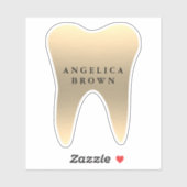 Imitate Gold Dentalaufkleber Aufkleber (Blatt)