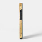 Imitate Gold & Diamonds iPhone 14 Grosses Gehäuse, iPhone Hülle (Linke Seite)