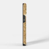 Imitate Gold & Diamonds iPhone 14 Grosses Gehäuse, iPhone Hülle (Rechte Seite)