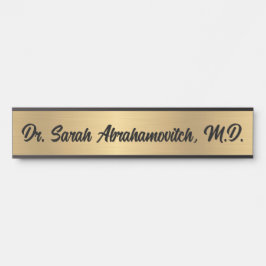Imitate Gold Doctor's Office Door Sign Türschild