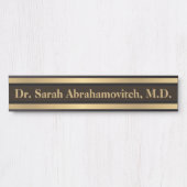 Imitate Gold Doctor's Office Door Sign Türschild (Vorderseite )
