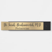 Imitate Gold Doctor's Office Door Sign Türschild (Vorderseite )