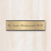 Imitate Gold Doctor's Office Door Sign Türschild (Vorderseite )