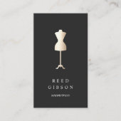 Imitate Gold Dress Form | Seamstress Schneider Des Visitenkarte (Vorderseite)