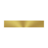 Imitate Gold Einladungsbanderole (Flach)