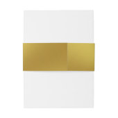 Imitate Gold Einladungsbanderole (Rückseitenbeispiel)