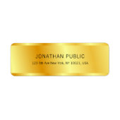 Imitate Gold Elegante benutzerdefinierte glamourös (Vorne)