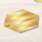 Imitate Gold Elegante Moderne Blank Template Trend Untersetzer (angewinkelt)