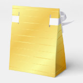 Imitate Gold Elegante Moderne, trendige Template G Geschenkschachtel (Rückseite)