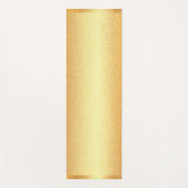 Imitate Gold Fitness Sport Elegante Vorlage Trendy Yogamatte (Vorderseite)