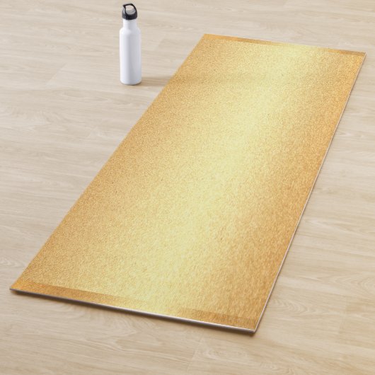Imitate Gold Fitness Sport Elegante Vorlage Trendy Yogamatte (Beispiel)